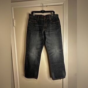 NWOT American Rag Premium Goods Slim Fit Jeans Mens Size 34x30 Dark Wash 5pocket